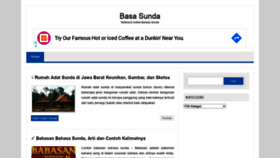 What Basasunda.com website looked like in 2020 (3 years ago)