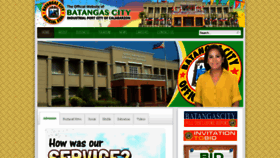 What Batangascity.gov.ph website looked like in 2020 (3 years ago)