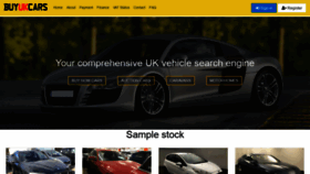 What Buyukcars.com website looked like in 2020 (3 years ago)