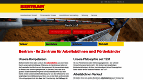 What Bertram-hannover.de website looked like in 2020 (5 years ago)