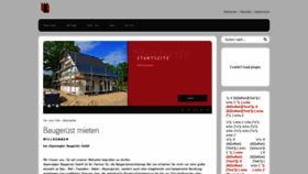 What Baugeruest-mieten.de website looked like in 2020 (5 years ago)