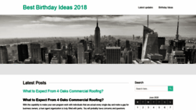 What Bestbirthdays.co.uk website looked like in 2020 (3 years ago)