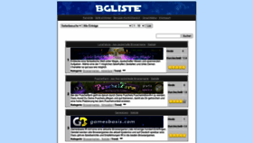 What Bgliste.de website looked like in 2020 (3 years ago)