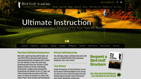 What Birdgolf.com website looked like in 2020 (3 years ago)