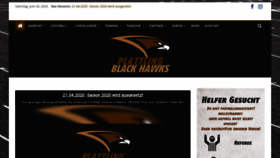 What Black-hawks-football.de website looked like in 2020 (3 years ago)