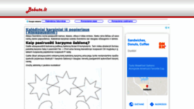 What Bobute.lt website looked like in 2020 (3 years ago)