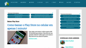 What Baixaroplaystore.com.br website looked like in 2020 (3 years ago)