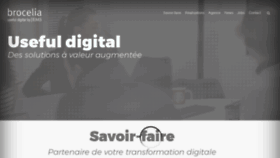 What Brocelia.fr website looked like in 2020 (3 years ago)