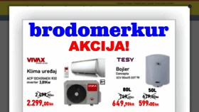 What Brodomerkur.hr website looked like in 2020 (3 years ago)