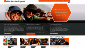What Buitenlandsestage.nl website looked like in 2020 (3 years ago)