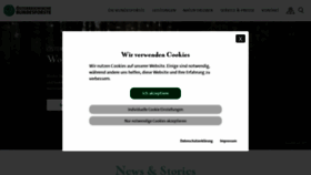 What Bundesforste.at website looked like in 2020 (5 years ago)