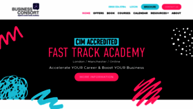 What Businessconsort.com website looked like in 2020 (5 years ago)