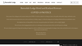 What Barnsdalelodge.co.uk website looked like in 2020 (3 years ago)