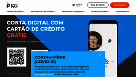 What Bancopan.com.br website looked like in 2020 (3 years ago)