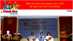 What Baokhanhhoa.vn website looked like in 2020 (3 years ago)