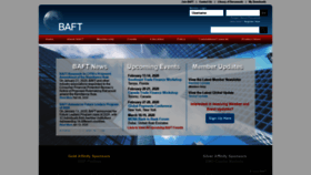 What Baft.org website looked like in 2020 (3 years ago)