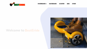 What Besteride.com website looked like in 2020 (3 years ago)
