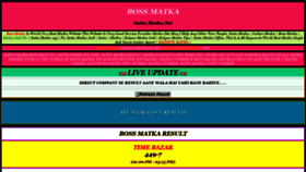 What Bossmatka.satta-matka.net website looked like in 2020 (3 years ago)