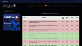 What Betsnn.com website looked like in 2020 (5 years ago)