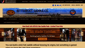 What Bitterrootsaddleco.com website looked like in 2020 (3 years ago)