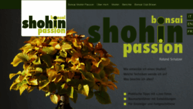 What Bonsai-shohin-passion.com website looked like in 2020 (3 years ago)