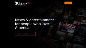 What Blazetv.com website looked like in 2020 (3 years ago)