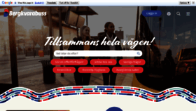 What Bergkvarabuss.se website looked like in 2020 (3 years ago)