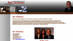 What Bps-buero.de website looked like in 2020 (3 years ago)