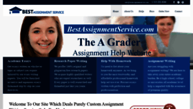 What Bestassignmentservice.com website looked like in 2020 (3 years ago)