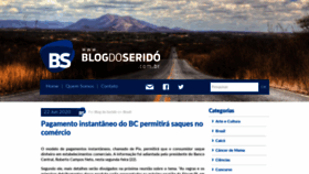 What Blogdoserido.com.br website looked like in 2020 (3 years ago)
