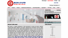 What Blissanand.com website looked like in 2020 (3 years ago)