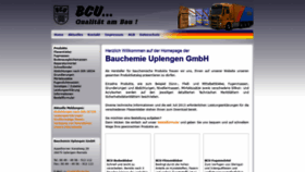 What Bauchemie-uplengen.de website looked like in 2020 (6 years ago)