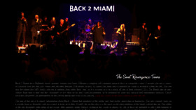 What Back2miami.co.uk website looked like in 2020 (3 years ago)