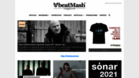 What Beatmashmagazine.com website looked like in 2020 (3 years ago)