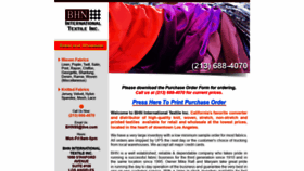 What Bhninternational.com website looked like in 2020 (3 years ago)