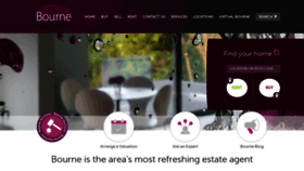 What Bourneestateagents.com website looked like in 2020 (3 years ago)