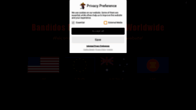 What Bandidosmc.com website looked like in 2020 (3 years ago)