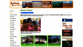 What Boliviaturismo.com.bo website looked like in 2020 (3 years ago)