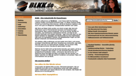 What Blkk.de website looked like in 2020 (3 years ago)
