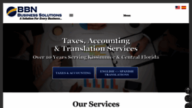 What Bbnbusinesssolutions.com website looked like in 2020 (3 years ago)