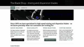What Bladeshop.com website looked like in 2020 (3 years ago)