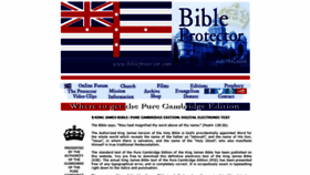 What Bibleprotector.com website looked like in 2020 (3 years ago)