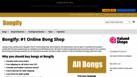 What Bongify.nl website looked like in 2020 (3 years ago)