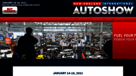 What Bostonautoshow.com website looked like in 2020 (3 years ago)
