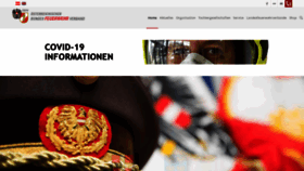 What Bundesfeuerwehrverband.at website looked like in 2020 (3 years ago)