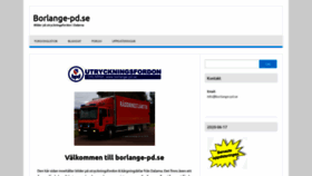 What Borlange-pd.se website looked like in 2020 (3 years ago)