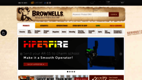 What Brownells.com website looked like in 2020 (3 years ago)