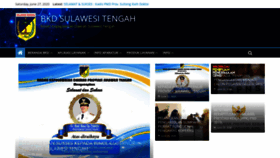 What Bkd.sultengprov.go.id website looked like in 2020 (3 years ago)