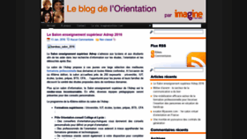What Blogdelorientation.com website looked like in 2020 (3 years ago)