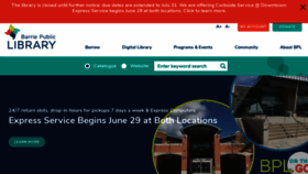 What Barrielibrary.ca website looked like in 2020 (5 years ago)